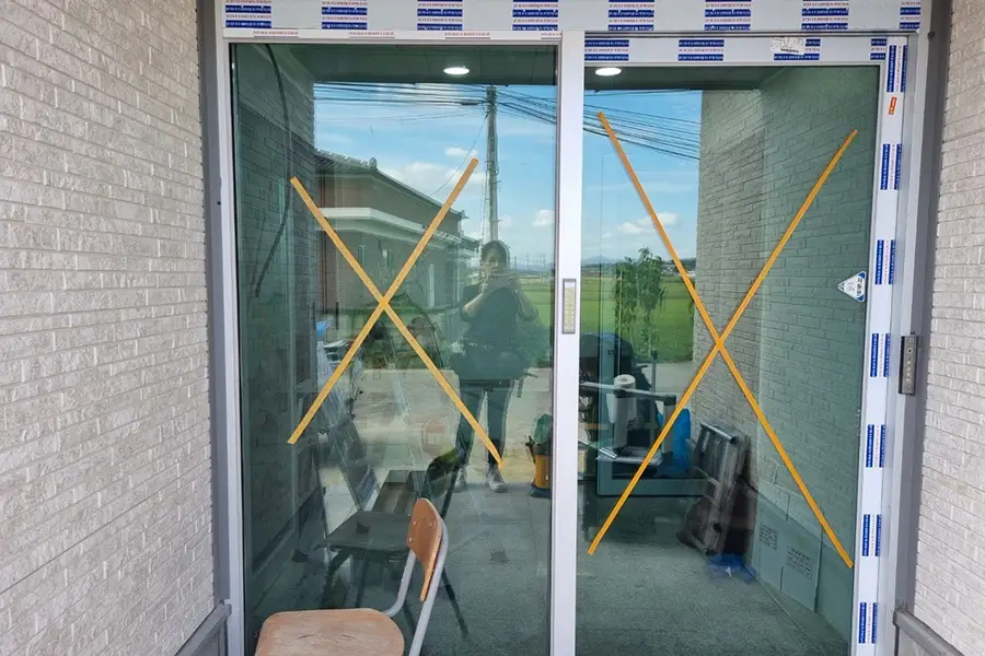 익산 자외선차단필름 시공사진