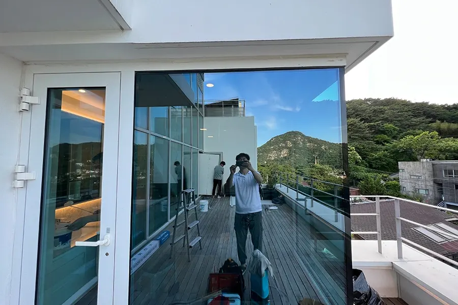 부암동 자외선차단필름 시공사진 4